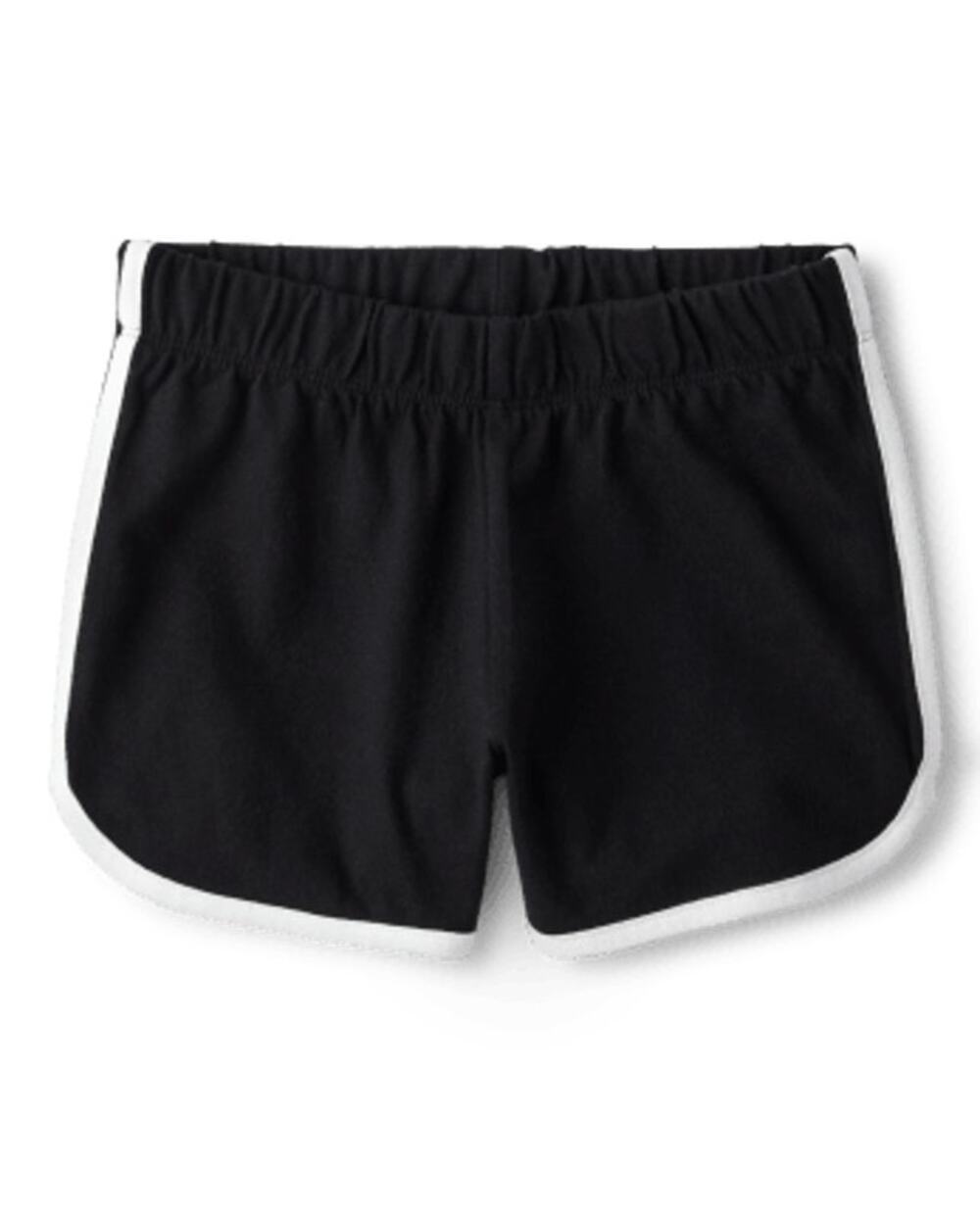 The Children's Place Girls Black Athletic Pull-On Shorts Youth Size Medium 7/8